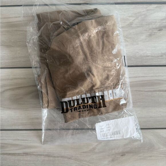 Duluth Trading Co Men's Longtail T Slim Fit SS Crew w/Pocket Brown L NWT IN PKG - Picture 8 of 8